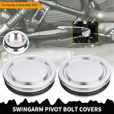 Swingarm Pivot Bolt Covers For Harley V-Rod Night Rod Special VRSCDX VRSCF VRSCR • $25.98