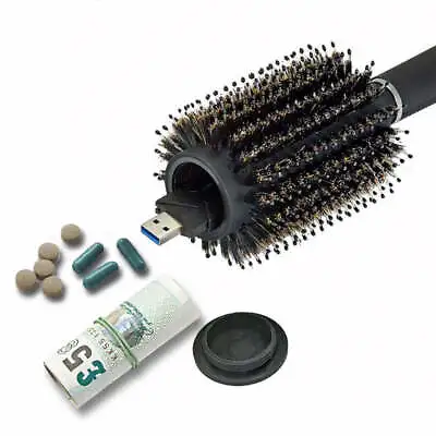 £8.49 • Buy Hair Brush Safe Secret Hidden Container Stash It Jewelry Pill Box Home Storage 