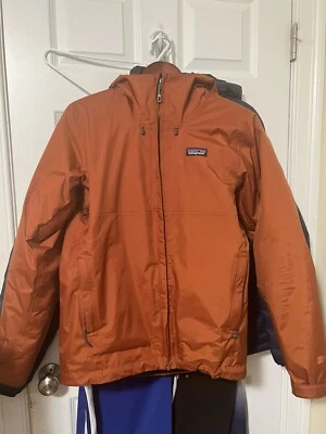 $95 • Buy Patagonia Torrentshell H2No Rustic Orange Rain Jacket Men’s Size Small