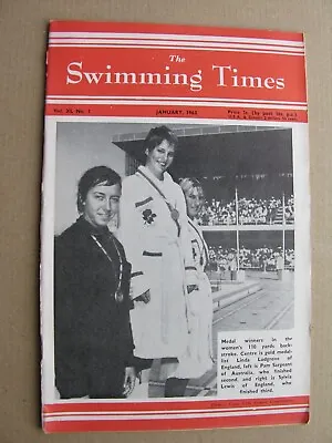 1963 SWIMMING TIMES Commonwealth Games Murray Rose Dawn Fraser Linda Ludgrove • £10