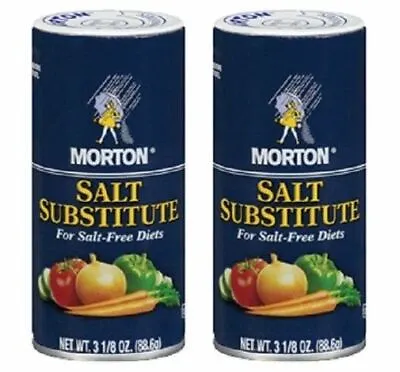 Morton Salt Substitute For Salt Free Diets 2 Bottle Pack • $18.95