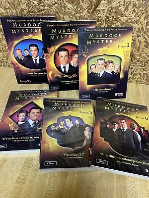 Murdoch Mysteries Seasons 1-6 DVD's 3 NEW 3 USED • $44