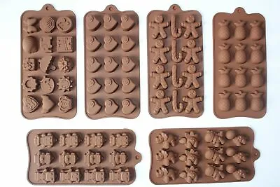 Silicone Cake Chocolate Moulds Decorating Baking Cookies Mould Try UK Seller • £3.39