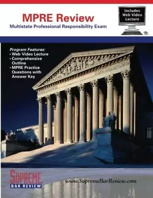 Supreme Bar Review MPRE Review: For The Multistate Professional Responsib - GOOD • $25.51