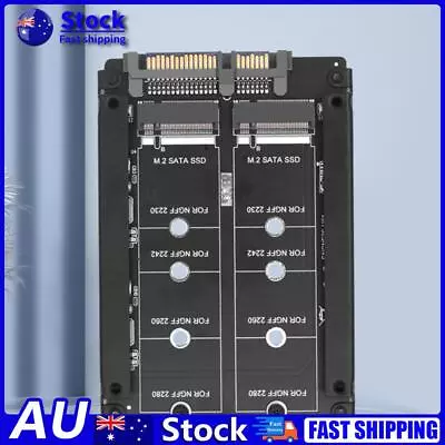 OZ M2 SATA Adapter B+M Key Riser Board M2 SATA Add On Cards M2 NGFF To SATA Adap • $9.99