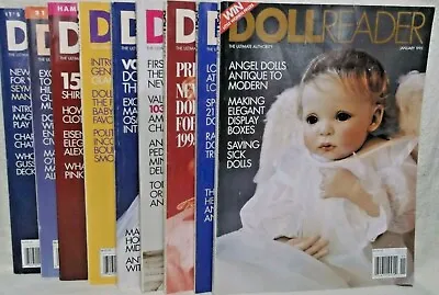 9 Doll Reader Magazines Collector's Guide To Dolls & Bears 1995 • $10