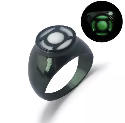 Green Lantern Legion Glow Rings Men Women Fashion Alloy Rings 7-12# • £4.79