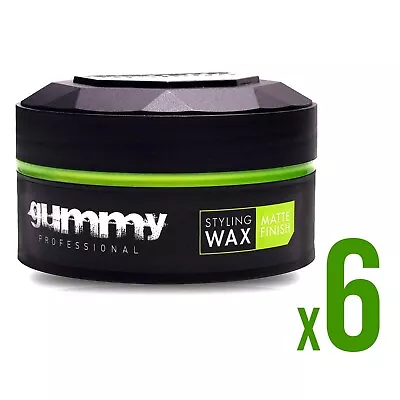 Matte Hair Wax Natural Finish Look Gummy Styling 6PCS 150ml Barbers Salons Matt • £22.99