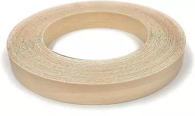 Birch 3/4  X 50' Roll Preglued Wood Veneer Edge Banding Iron On With Hot Melt • $19