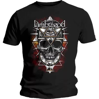 Lamb Of God Skull Official Tee T-Shirt Mens Unisex • £17.13