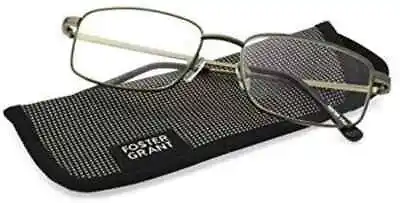 *DISCOUNTED Foster Grant T10 Titanium Men's Reading Glasses ~ Pick Strength • $14.24