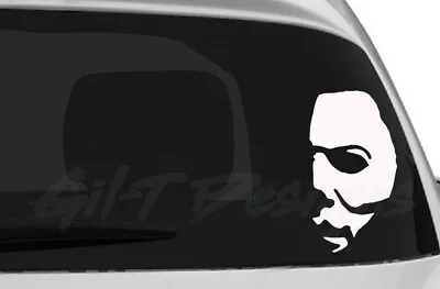 Michael Myers Face #2 Vinyl Decal Sticker Halloween Haddonfield Size List #1 • $2.24