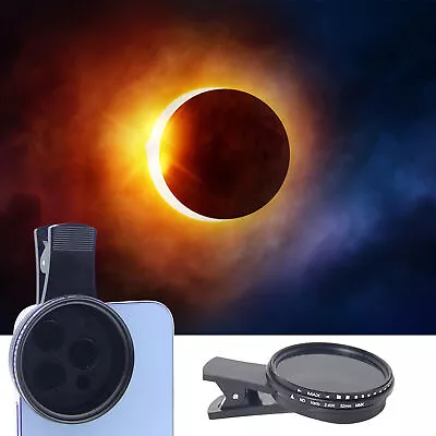 Solar Eclipse Phone Camera Filter Lens 2024 Enhancing Photo Removable For Camera • $17.99
