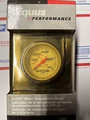 $18.75 • Buy Equus Coolant Temperature Gauge 8242; 8000 Series Water Temp 130-280�F 2 