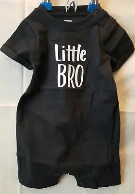 Gymboree Little Brother Newborn Outfit Baby Bro Boy's Bodysuit - 2 To 6 Months • $10.50