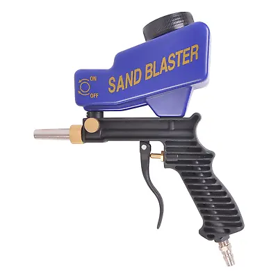 Hand Held Portable Media Spot Sand Blaster Gun Air Gravity Feed Rust Remover • $29.42