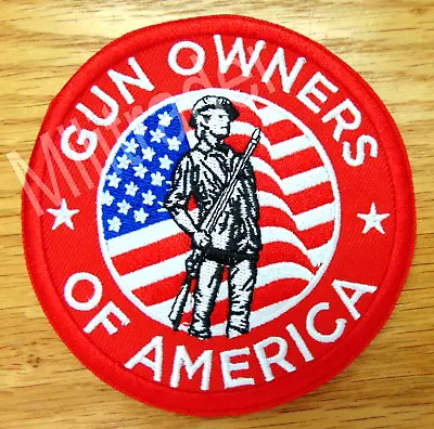 Gun Owners Of America GOA Flag Liberty Patch (Iron-on) Full-Color • $8.95