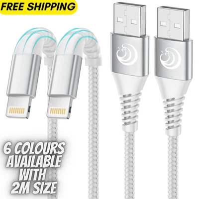 $18.99 • Buy Aioneus Cable (2M) 2pack IPhone/iPad MFi Certified USB A To Lightning