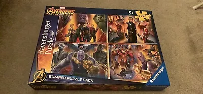 £2.99 • Buy RAVENSBURGER - AVENGERS: Infinity War Jigsaw BUMPER PUZZLE PACK - 4 X 100 Piece
