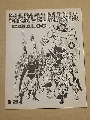 MARVELMANIA CATALOG #2  1970 Marvel Comic Heroes Jack Kirby  • $59.99