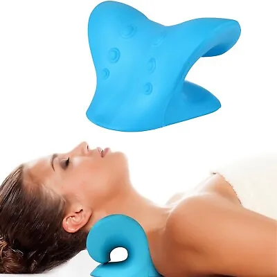 Neck And Shoulder Relaxer|Spine Alignment|Chiropractic Pillow|Massage Pillow|TMJ • $9.99