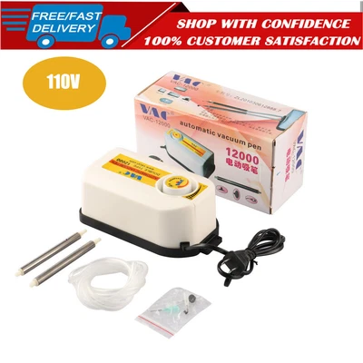 $29.99 • Buy 110V Vacuum Suction Pen IC SMD BGA Chip Pick Up W/2Pen Placement Machine