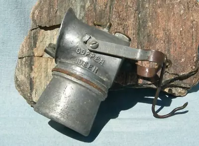 1910 Bisbee Arizona (cochise Co) Rare  Copper Queen  Miners Carbide Lamp Lantern • $1525