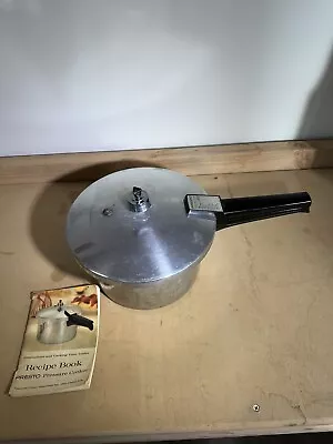 Vintage Presto Pressure Cooker Stove Top Stainless Steel Cooking Pot A403a 4 Qt. • $30