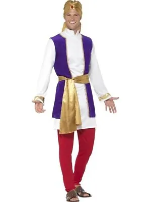 £26.99 • Buy Arabian Prince Mens Fancy Dress Aladdin Sheik Sultan Bollywood Size Large