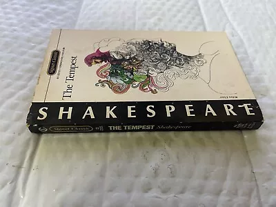 William Shakespeare The Tempest Milton Glaser Cover Vintage Paperback • $7.99