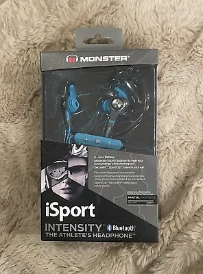 Monster ISport Intensity Athletes Headphone In-Ear Buds NIB • $59.99