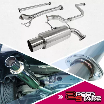 Integra Da5-da9 Stainless Exhaust Single Path Catback 4.5  Muffler Tip+gasket • $151.88