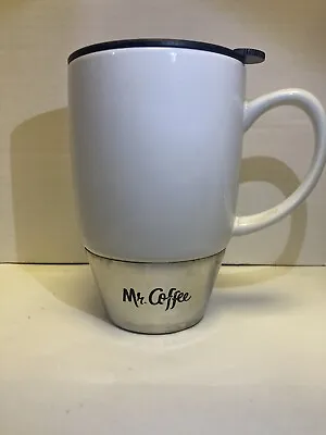 Mr. Coffee Stainless & Ceramic Traveling Coffee Mug With Lid- 16 Oz • $16.50