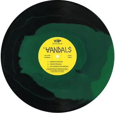 The Vandals Peace Thru Vandalism Hot Topic Green And Black Smash Vinyl • $59.98