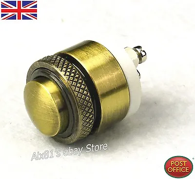 £11.44 • Buy 16mm Momentary Brass Metal Push Button Door Bell Switch GRT