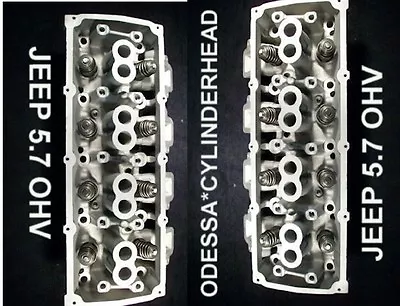 2 JEEP  DODGE 300 Durango Magnum Aspen 5.7 OHV LARGE PORT CYLINDER HEADS 09-15 • $805