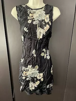 £6.99 • Buy Next Size 14 Floral Dress Smart Formal Party Evening Occasion Wedding Work Night