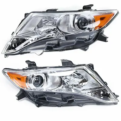 Pair Headlight For Toyota Venza 2009-2016 Headlamp Front Head Light Halogen Lamp • $161.50