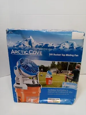 NEW Arctic Cove 18V Bucket Top Misting Fan W/8V Lithium-ion W/Battery & Charger • $88.99