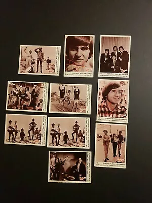 Vintage 1966 Raybert The Monkees Cards Lot Of 10 • $40