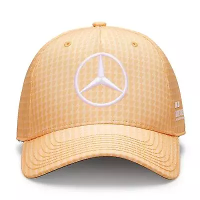 Mercedes AMG Petronas F1 Lewis Hamilton Driver Cap | Peach | Adult | 2023 • £17.50