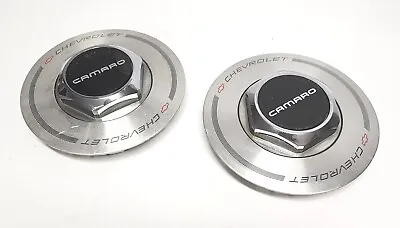 1991-1999 OEM Chevy Camaro Z28 Machined Wheel Center Caps 9592229 (X2) • $59.99