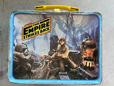 Vintage 1980 STAR WARS ESB Empire Strikes Back Metal Lunchbox No Thermos • $24.99