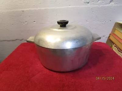 Vintage USA Magnalite GHC 5 Quart Round Roaster Dutch Oven Pot W/Lid • $44.99