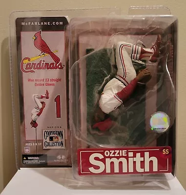 Ozzie Smith Cooperstown Collection Series 4 McFarlane St. Louis Cardinals Figure • $15.99