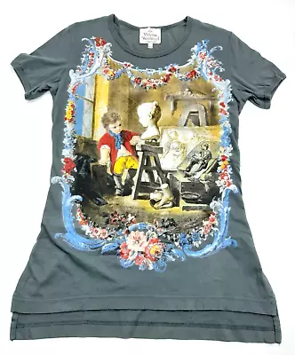 Vivienne Westwood Gold Label Short Sleeve T-shirt Boucher Sculpture Boy Print S • $144