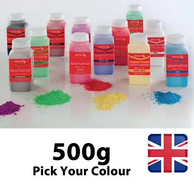500g Powder Paint Tub School Kids Powder Art Crafts Holi Paints REEVES Non Toxic • £5.99