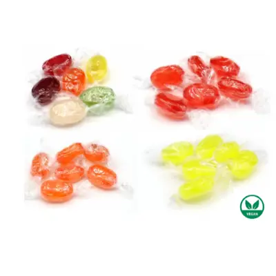 1kg Boiled Sweets Garden Fruits Cough Drops Barley Sugar Lemon Sherbets Vegan • £11.99