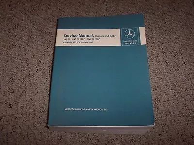 1973-1977 Mercedes Benz 450SL 450SLC Shop Service Repair Manual 1974 1975 1976 • $237.88