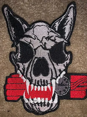 Iraq US MILITARY Dog Handler 6”x5” “Dog With Dynamite” EOD Patch • $10
